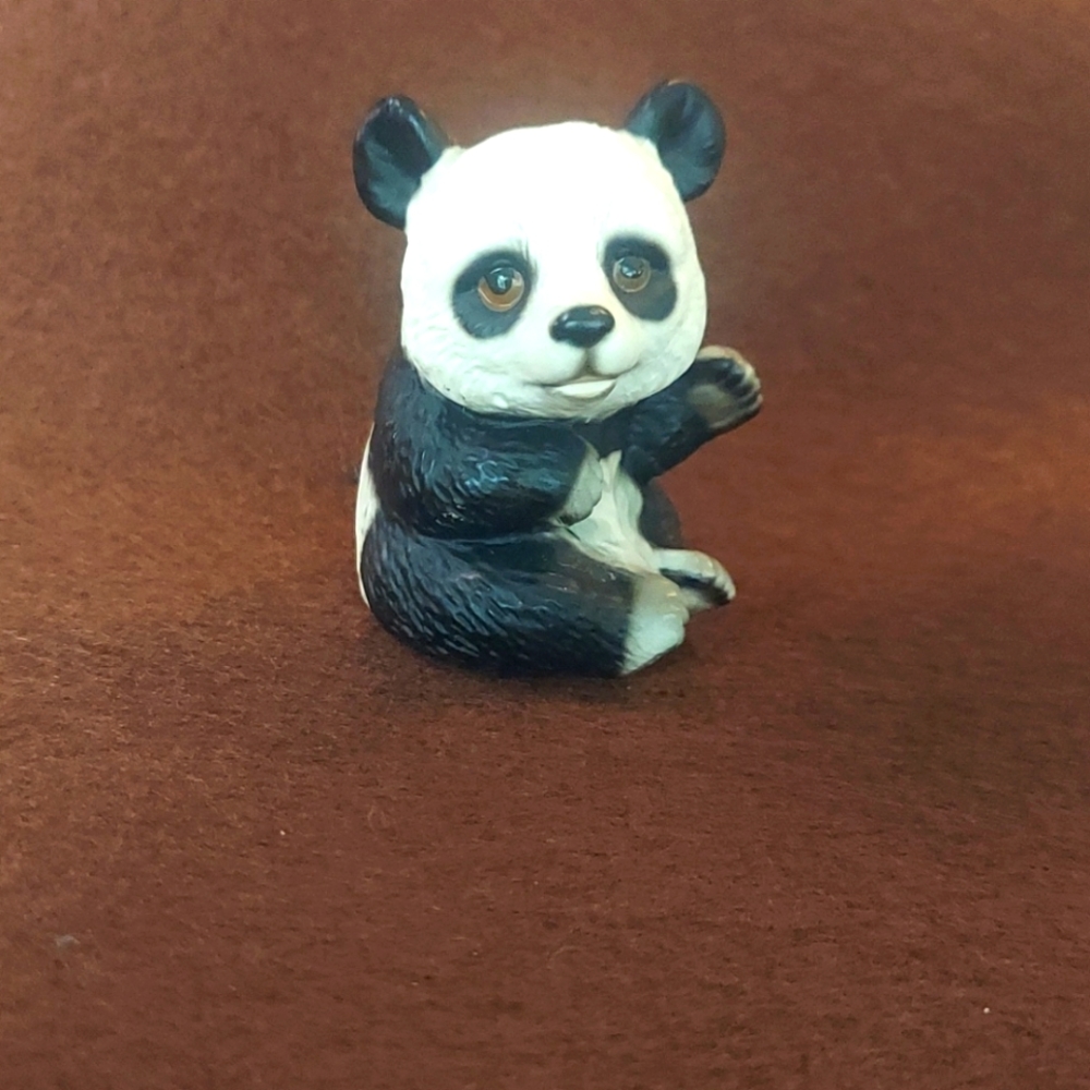 JHK signed panda figurine